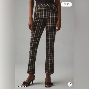 Anthropologie Maeve slim kick flare pants 0